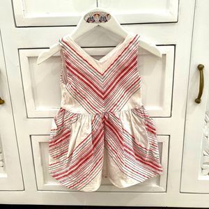 Oshkosh Baby Girls Cream/Pink Boho Dress -12mon